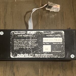 Davis Instruments Weather Mornitor SensorLink Receiver 7611